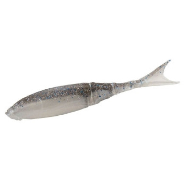 ZMAN Razor Shadz 4.5" Floating Silicone Fishing Lures (4 Pack) #SmokyShad