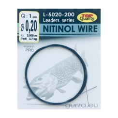 Поводковий матеріал Gurza Nitinol Wire 0.3mm*2m 1pc