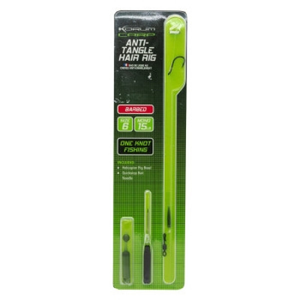 Korum Anti Tangle Hair Rigs Barbed Size 6-5
