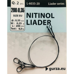 Gurza Nitinol Leader 250mm/0.35Ø 2pcs