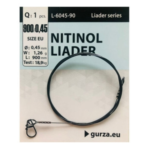 Leash Gurza Nitinol Leader 900mm/0.45Ø 1pc
