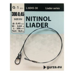 Leash Gurza Nitinol Leader 300mm/0.45Ø 1pc