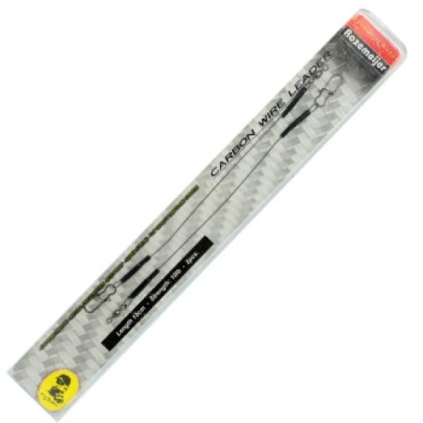 Rozemeijer Carbon Wire Leader 10lb 15cm