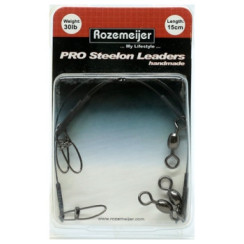 Rozemeijer Pro Steelon Leaders 30lb 15cm