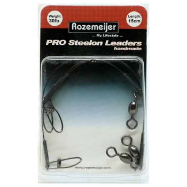 Rozemeijer Pro Steelon Leaders 30lb 15cm
