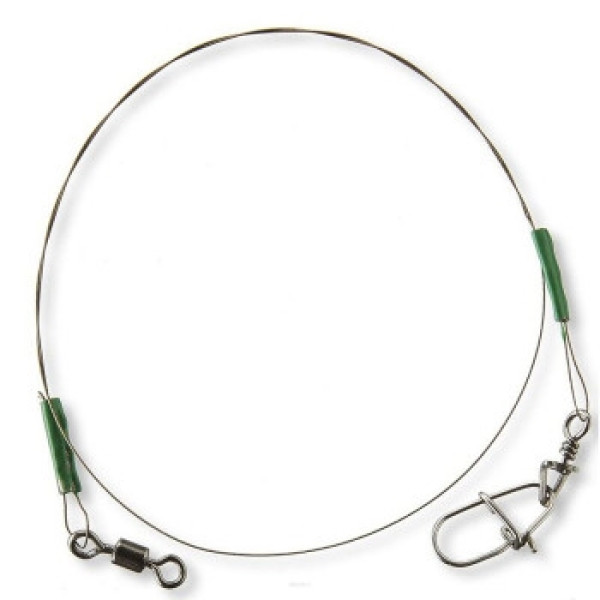 Cormoran 1x19 Wire Leader Steel Leash, 60cm, 16kg, 2pcs