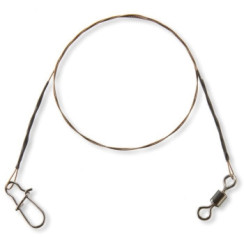Cormoran 1x7 Wire Leader Steel Leash, 30cm, 12kg, 2pcs