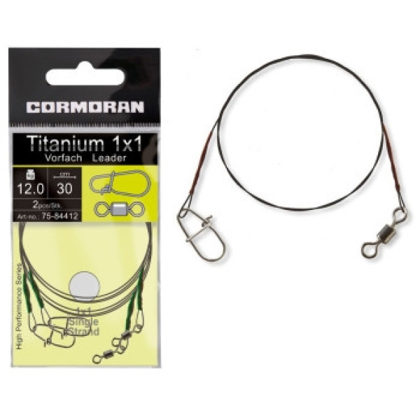 Cormoran Titanium Leader 30cm 12kg 2pcs