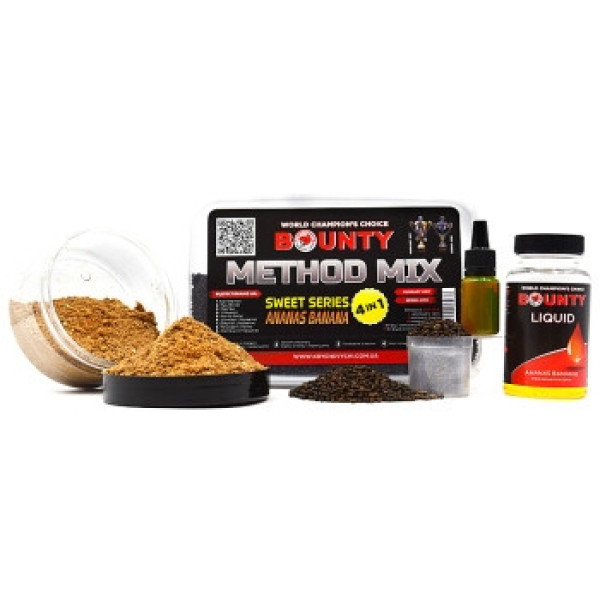 Groundbait Bounty Method Mix4in1 Ananas Banana
