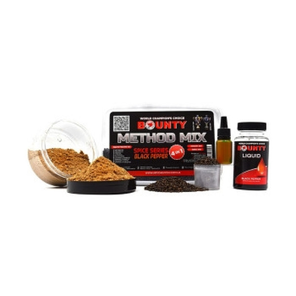 Groundbait Bounty Method Mix4in1 Black Pepper fish