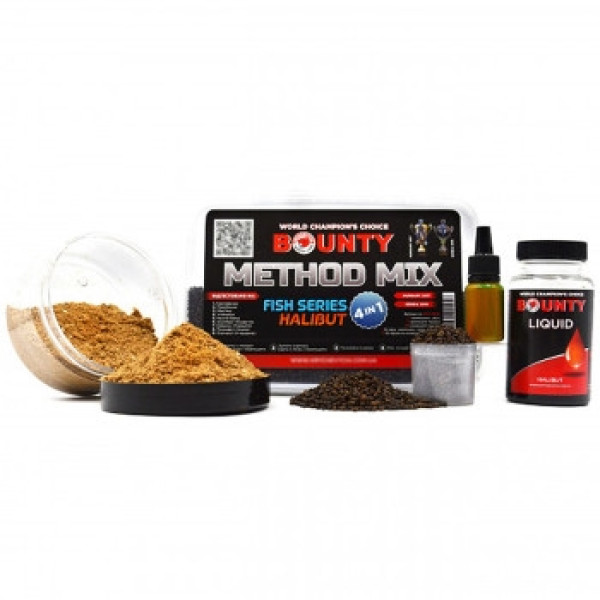 Bait Bounty Method Mix4in1 Halibut fish