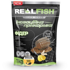 Real Fish Feeder Vanilla Biscuit Groundbait 1kg