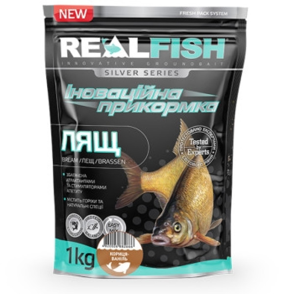 Real Fish Bream Cinnamon-Vanilla Groundbait 1kg
