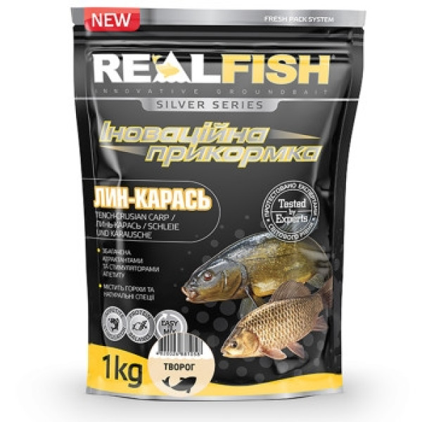 Real Fish Tench-Crucian Carp Groundbait Cottage Cheese 1kg