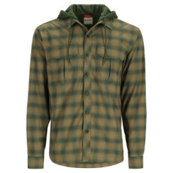 Simms Coldweather Hoody Basswood MC Plaid L Shirt