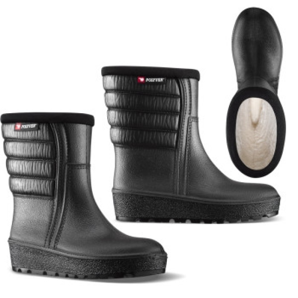 Чоботи Polyver Winter LOW  made in Sweden Black 41