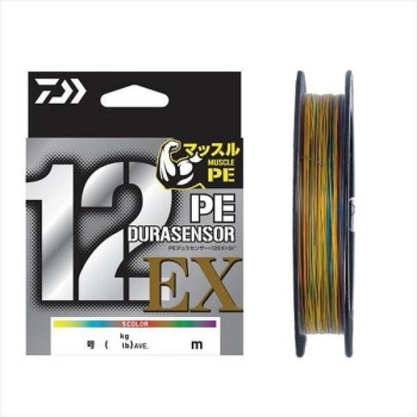 Шнур Daiwa UVF PE Dura Sensor X 12EX+Si3 5C 100m 45kg 0.405mm #6.0