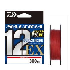 Шнур Daiwa UVF PE Saltiga Dura Sensor 12EX + Si3 300m Signal Red 40kg #5