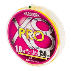 Cord Duel Hardcore X8 PRO 150m 0.17mm 9.0kg #1.0