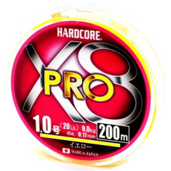 Шнур Duel Hardcore X8 200m 0.17mm 9.0kg #1.0