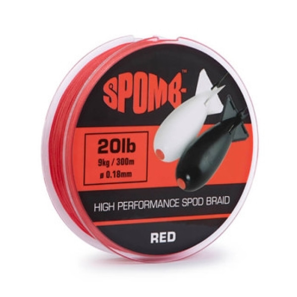 Cord Fox Spomb braid 300m 9kg 20lb 0.18mm Red