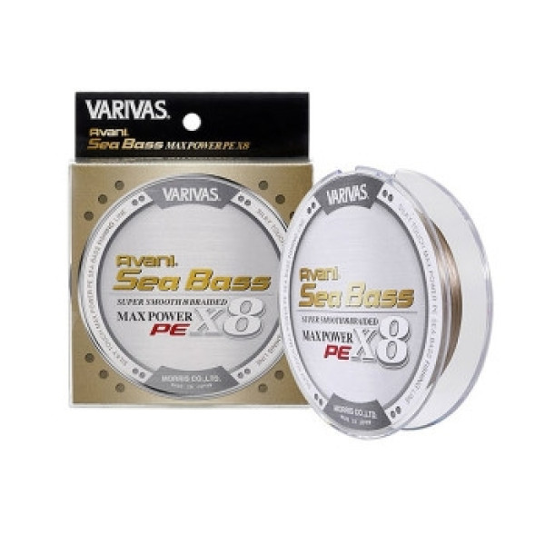 Шнур Varivas Avani SeaBass Max Power X8 Status Gold 150m 7.5kg 0.148mm #0.8