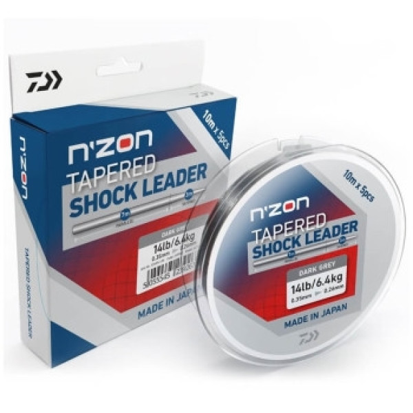 Шоклидер Daiwa N`Zon Tapered Shock Leader 0.26-0.35mm
