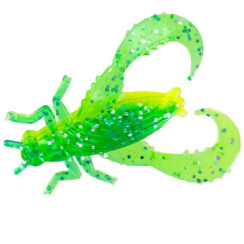 Силикон Big Bite Baits Bug Series-Cricket 1.25" 10pc #Tractor Green