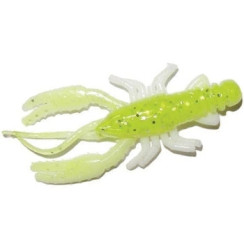 Silicone Big Bite Baits Craw 1.5" 10pc #Lemon Meringue