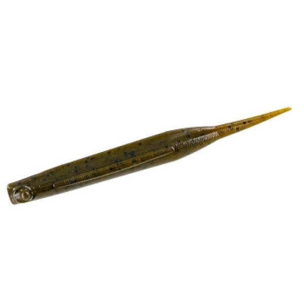 Silicone Big Bite Baits Limit Maker 3.75" 10pc #Green Pumpkin