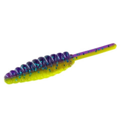 Silicone Big Bite Baits Panfish Minnow 1.5" 10pc #Junebug Chart Lam