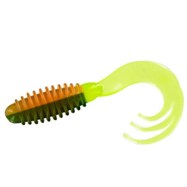 Silicone Big Bite Baits Ring Triple Tip Grub 2" 10pc #Crawdad