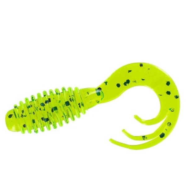 Силікон Big Bite Baits Ring Triple Tip Grub 2" 10pc #Chart Pepper