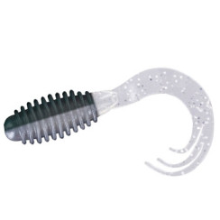 Silicone Big Bite Baits Ring Triple Tip Grub 2" 10pc #Tennessee Shad