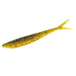 Silicone Big Bite Baits Scentsation Slim Minnow 4" 10pc #Perch Dinner