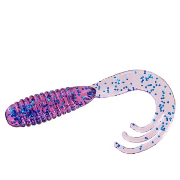Силикон Big Bite Baits Triple Tip Grub 2" 10pc #Electric Blue