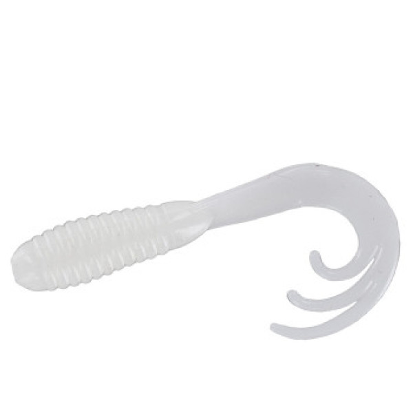 Силикон Big Bite Baits Triple Tip Grub 2" 10pc #White