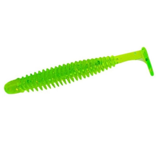 Silicone Fishing Drugs Gangsta Shad 2" #03 Chartreuse