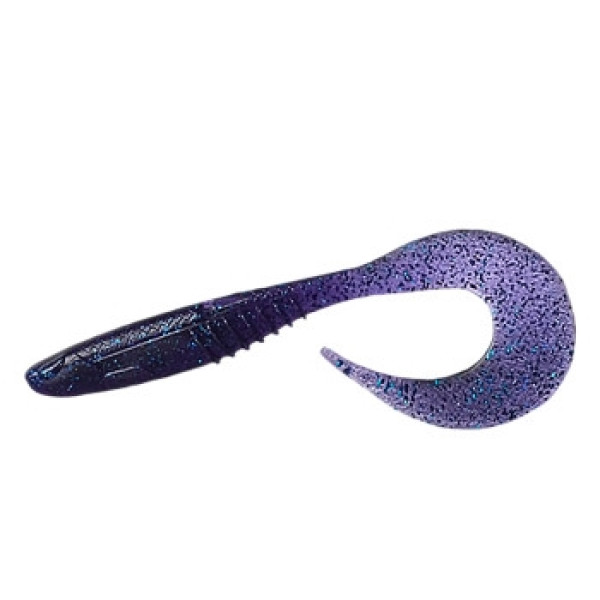 Silicone Fishing Drugs Gungsta Twist 4" #09 Violet