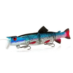 Silicone Fladen Faceit M 75gr Ready-To Fish Blue Explosion