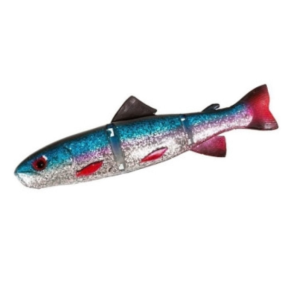 Silicone Fladen Living Trout M 18cm 52gr Blue Explosion