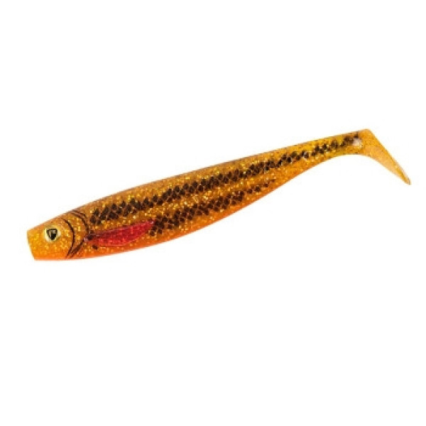 Silicone Fox Rage Ultra UV Pro Shad 140mm #UV Goldie