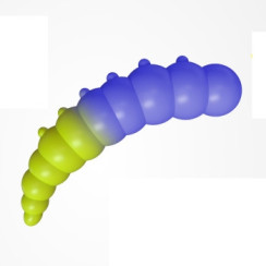Fresh Lures Big Junior 1.7" Cheese Silicone #204