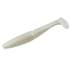 Silicone Gambler 4.25" EZ Swimmer #White Lightening 7pcs