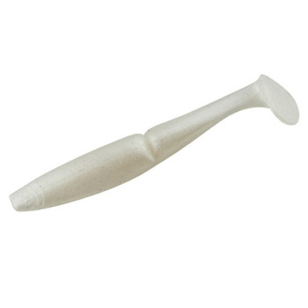 Silicone Gambler 4.25" EZ Swimmer #White Lightening 7pcs