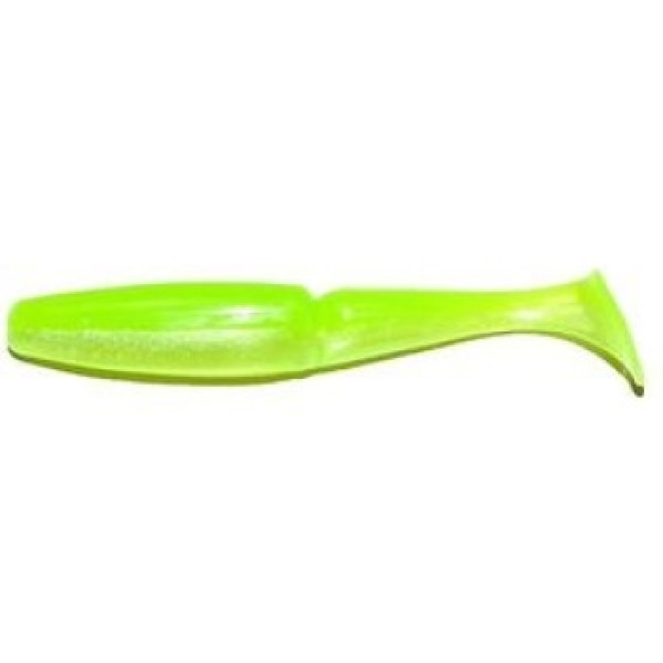Silicone Gambler 4.25" EZ Swimmer #Limetreuse 7pc