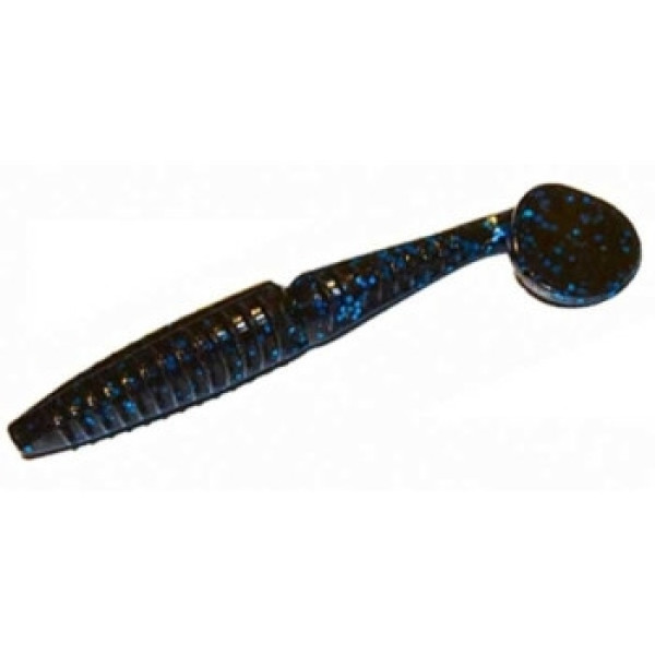 Silicone Gambler 3.75" EZ VibeZ #Black Blue Glitter 9pcs