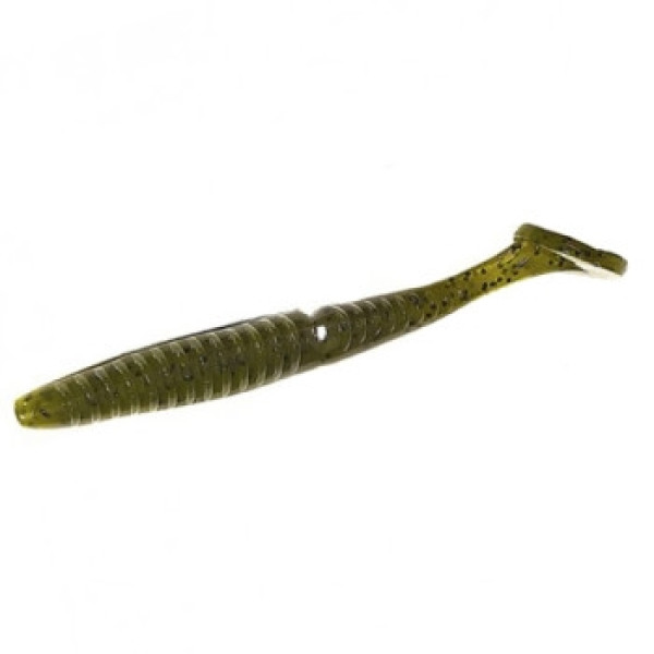 Silicone Gambler 3.75" EZ VibeZ #Green Pumpkin 9pc