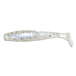 Silicone Gambler 3" TZ Blue Pearl Silver 12 pcs