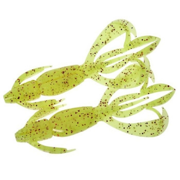 Силікон Keitech Crazy Flapper 2.4" (10 шт/уп) ц: pal#01 chartreuse red flk
